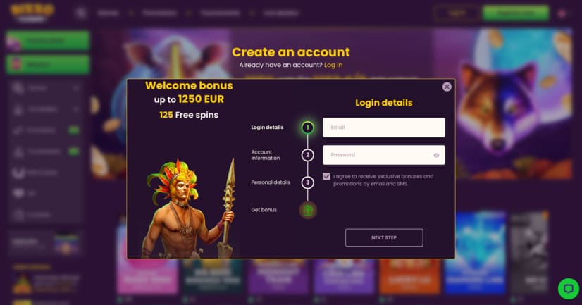Bizzoo Casino registracija