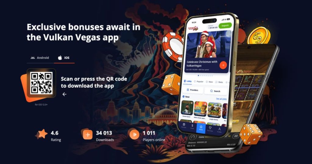 Vulkan Vegas Mobilna aplikacija